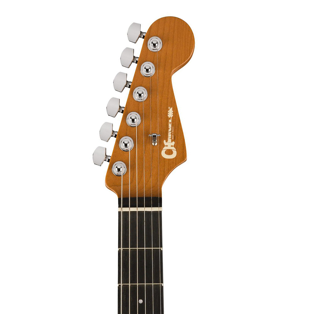 Charvel Pro-Mod DK24 HH 2PT Abanoz Klavye Gloss Black Elektro Gitar - Görsel 5