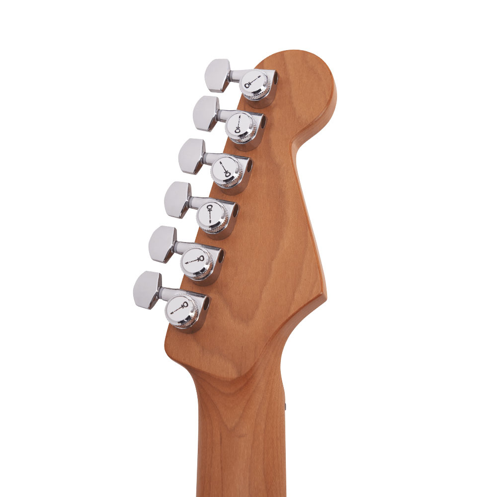 Charvel Pro-Mod DK24 HH 2PT CM LH Karamelize Akçaağaç Klavye Gloss Black Solak Elektro Gitar - Görsel 4