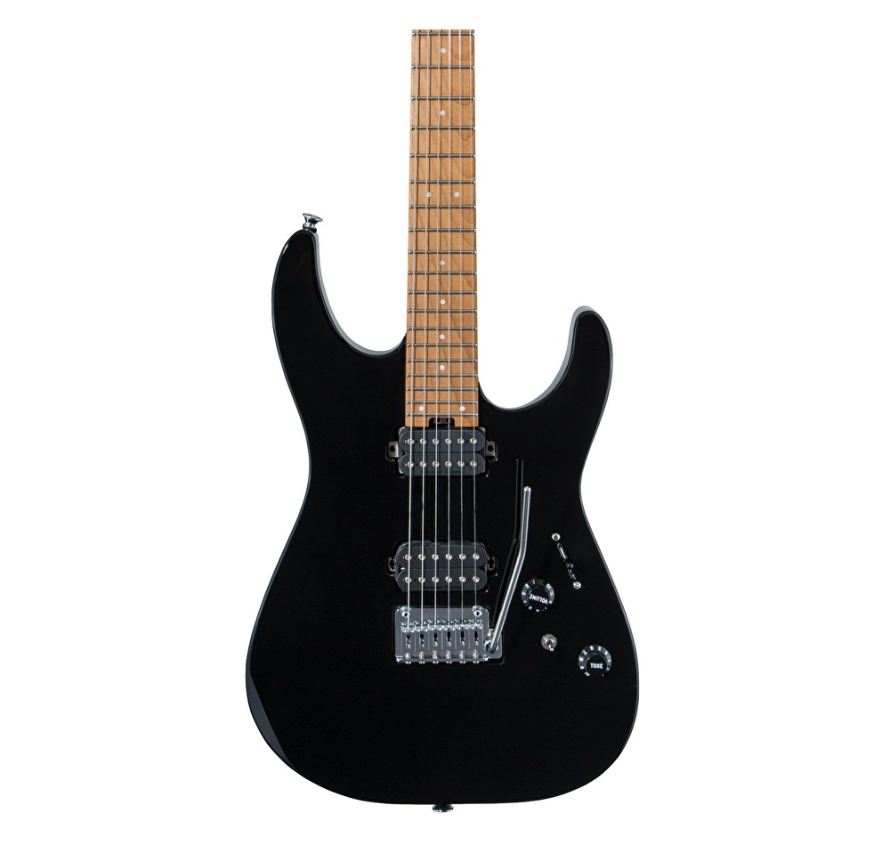 Charvel Pro-Mod DK24 HH 2PT Karamelize Akçaağaç Klavye Gloss Black Elektro Gitar - Görsel 5