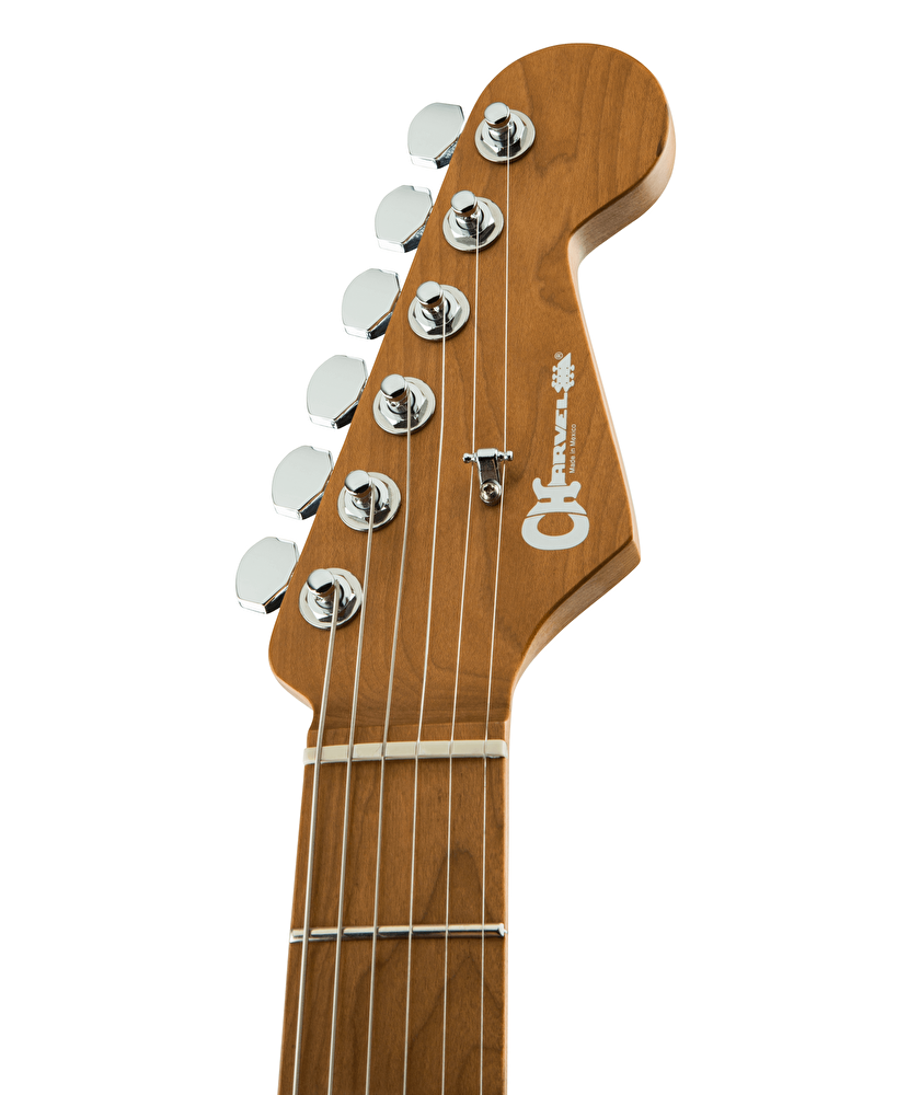 Charvel Pro-Mod DK24 HH 2PT Karamelize Akçaağaç Klavye Matte Blue Frost Elektro Gitar - Görsel 4
