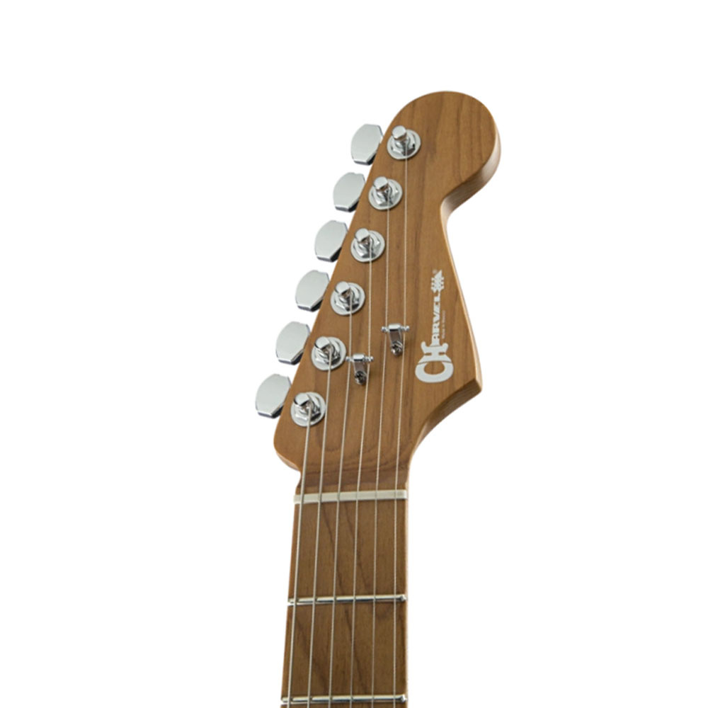 Charvel Pro-Mod DK24 HSS 2PT Karamelize Akçaağaç Klavye Satin Shell Pink Elektro Gitar - Görsel 5