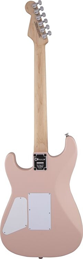 Charvel Pro Mod San Dimas Style 1 HH Floyd Rose Akçaağaç Klavye Shell Pink Elektro Gitar - Görsel 4