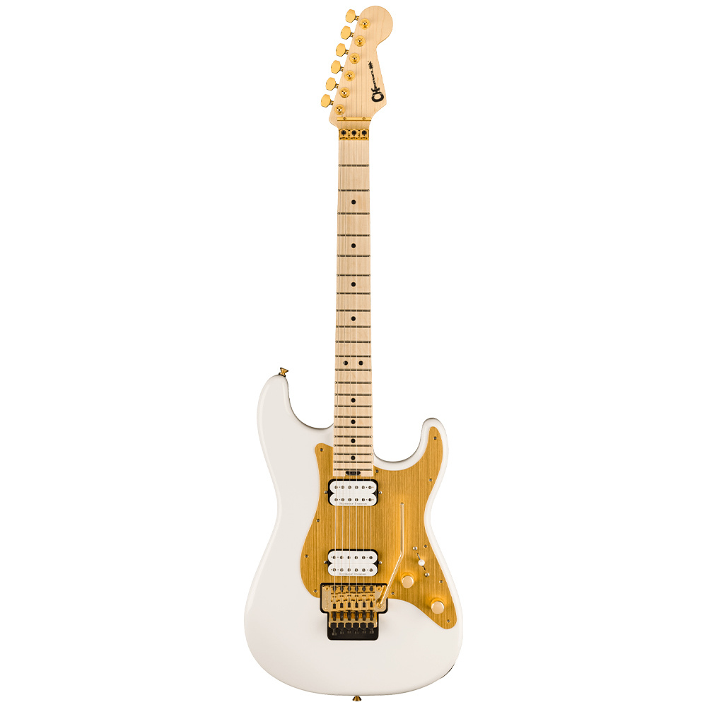 Charvel Pro-Mod So-Cal Style 1 HH FR Akçaağaç Klavye GPG Snow White Elektro Gitar