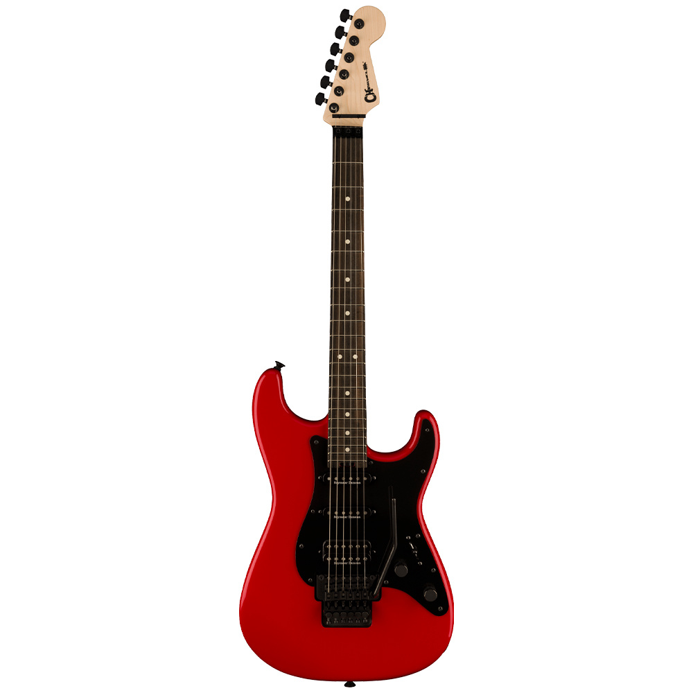Charvel Pro-Mod So-Cal Style 1 HSS FR Abanoz Klavye Ferrari Red Elektro Gitar - Görsel 4