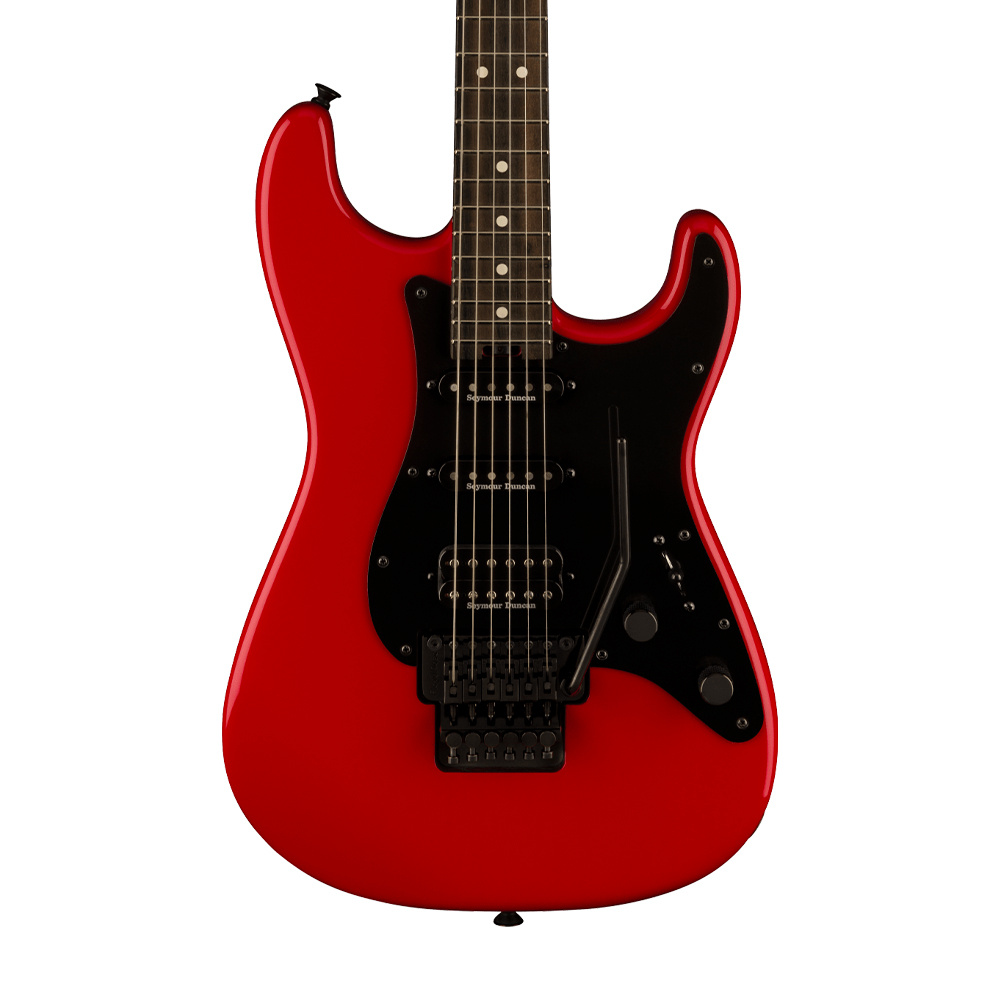Charvel Pro-Mod So-Cal Style 1 HSS FR Abanoz Klavye Ferrari Red Elektro Gitar - Görsel 5
