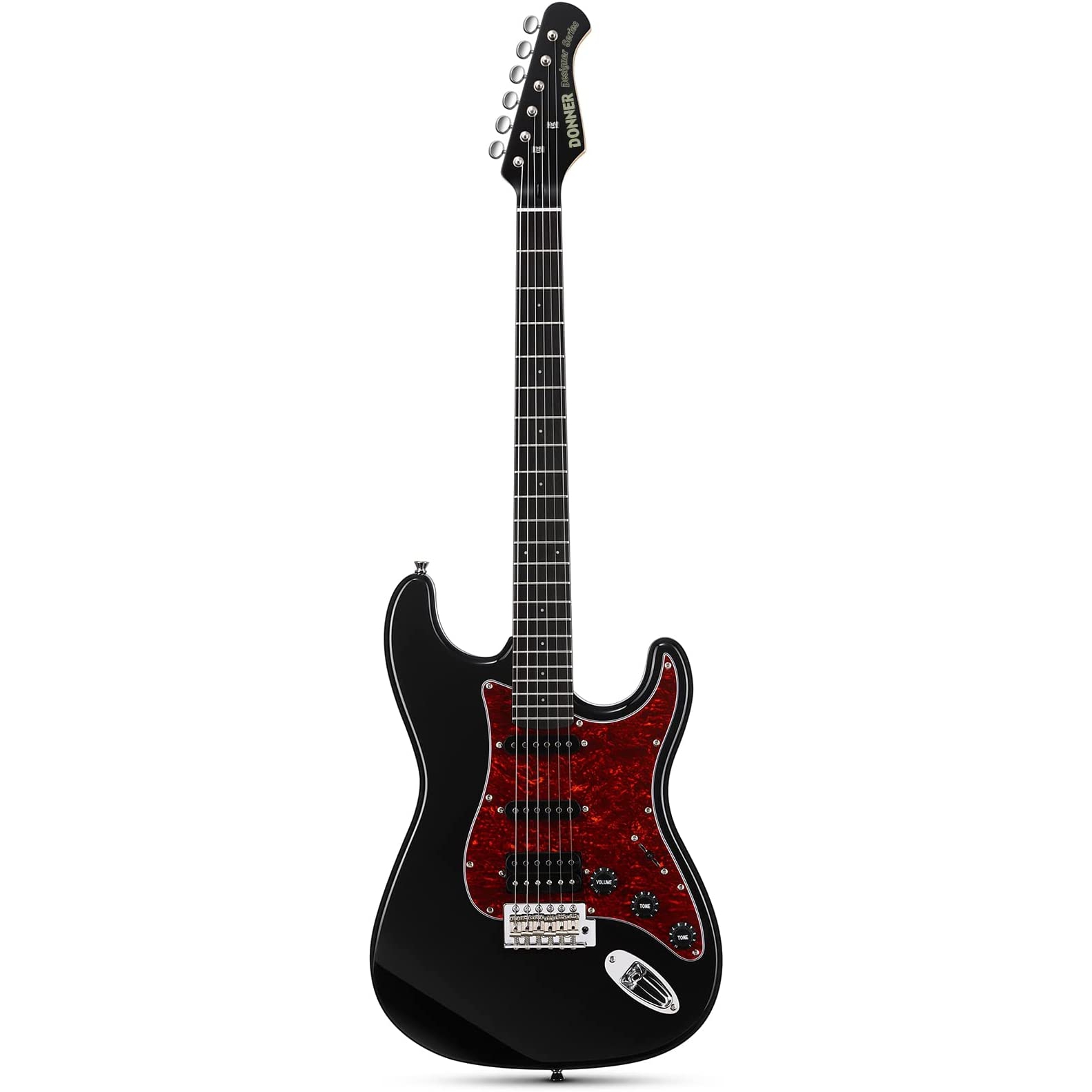 Donner Designer Series DST-200P Elektro Gitar (Siyah) - Görsel 2