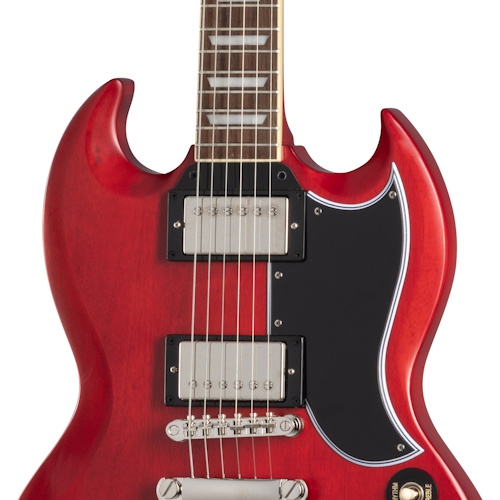 Epiphone 1961 Les Paul SG Standard Elektro Gitar (Aged Sixties Cherry) - Görsel 4