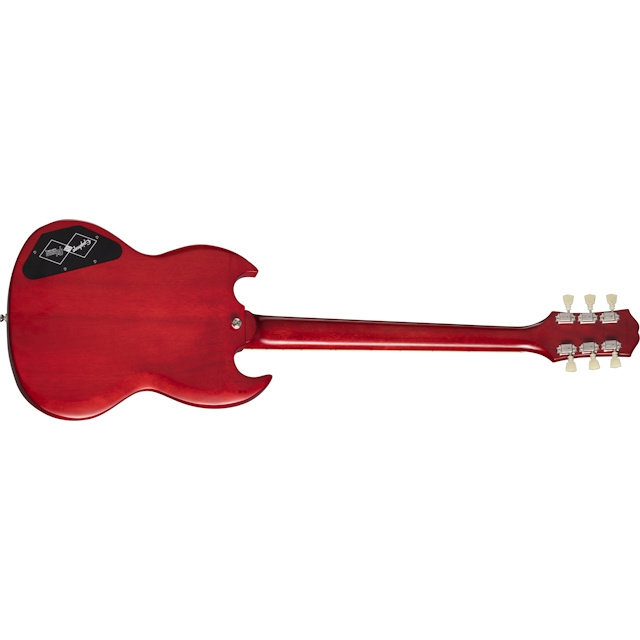 Epiphone 1961 Les Paul SG Standard Elektro Gitar (Aged Sixties Cherry) - Görsel 9