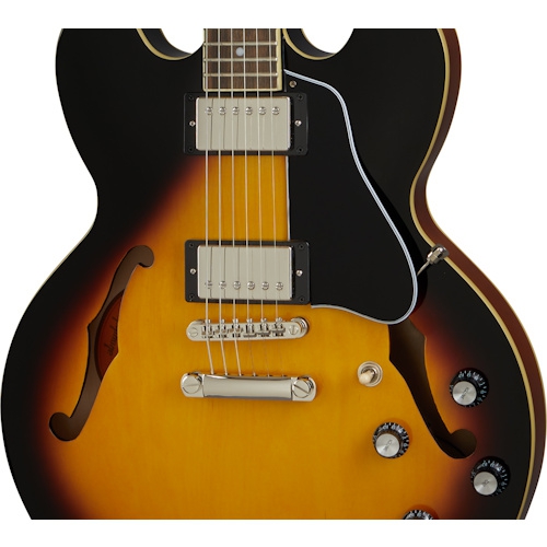 Epiphone ES-335 Semi-hollowbody Elektro Gitar (Vintage Sunburst) - Görsel 3