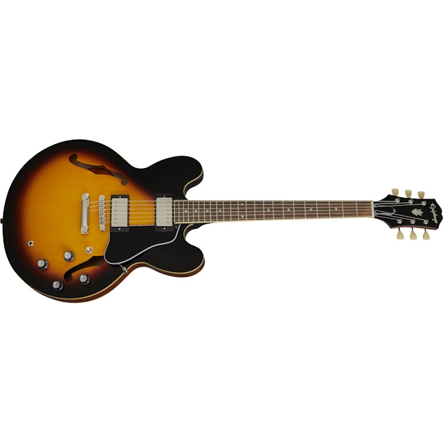 Epiphone ES-335 Semi-hollowbody Elektro Gitar (Vintage Sunburst) - Görsel 5