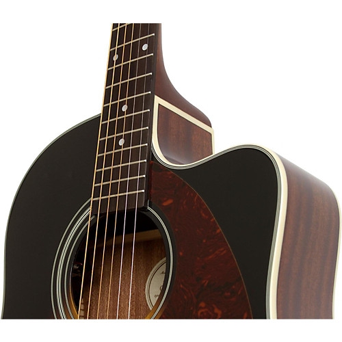 Epiphone J-15EC Deluxe Elektro Akustik Gitar (Vintage Sunburst) - Görsel 3