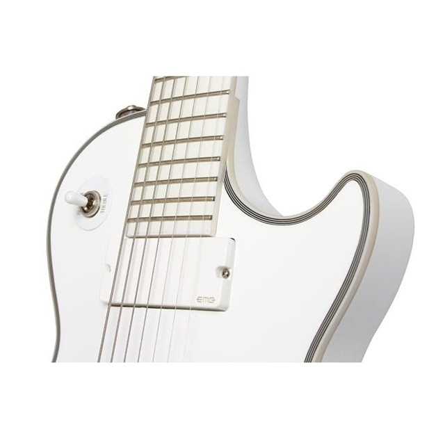 Epiphone Les Paul Custom 7 Elektro Gitar (Alpine White) - Görsel 4