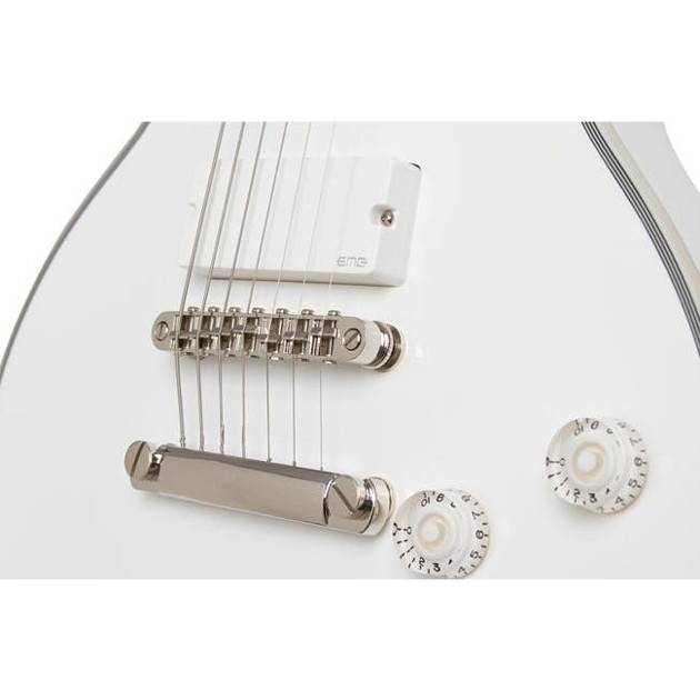 Epiphone Les Paul Custom 7 Elektro Gitar (Alpine White) - Görsel 5