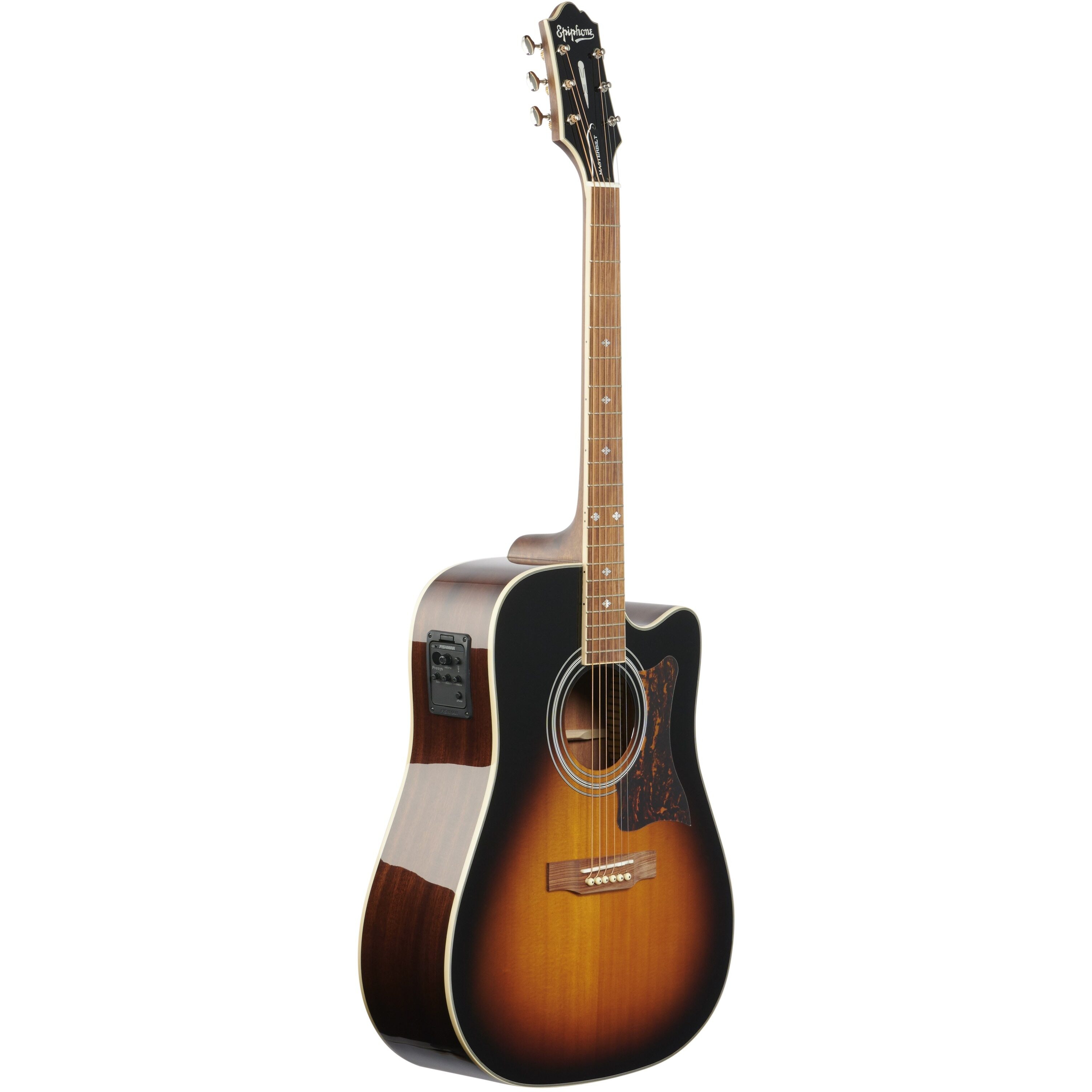 Epiphone Masterbilt DR-500MCE Elektro Akustik Gitar (Vintage Sunburst) - Görsel 5