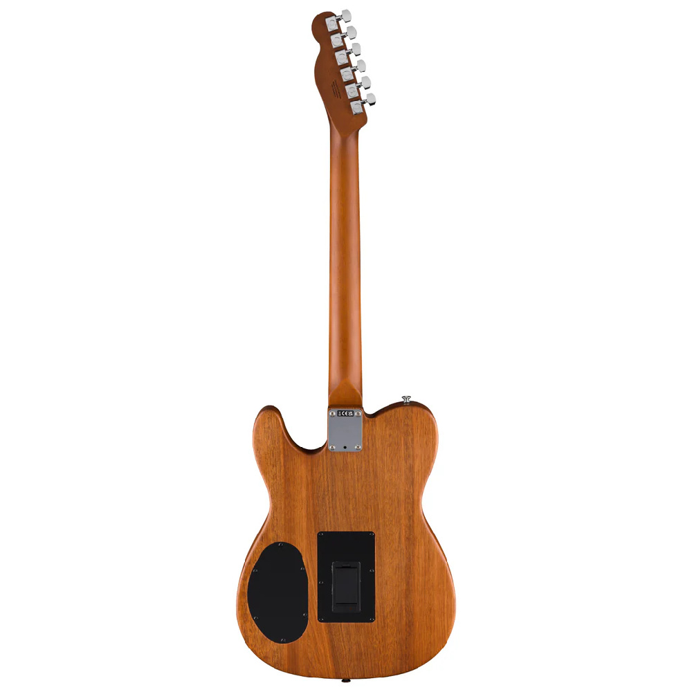 Fender Acoustasonic Standard Telecaster Gülağacı Klavye Aged Natural Elektro Akustik Gitar - Görsel 3