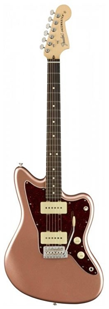 Fender American Performer Jazzmaster Gülağacı Klavye Penny Elektro Gitar - Görsel 2