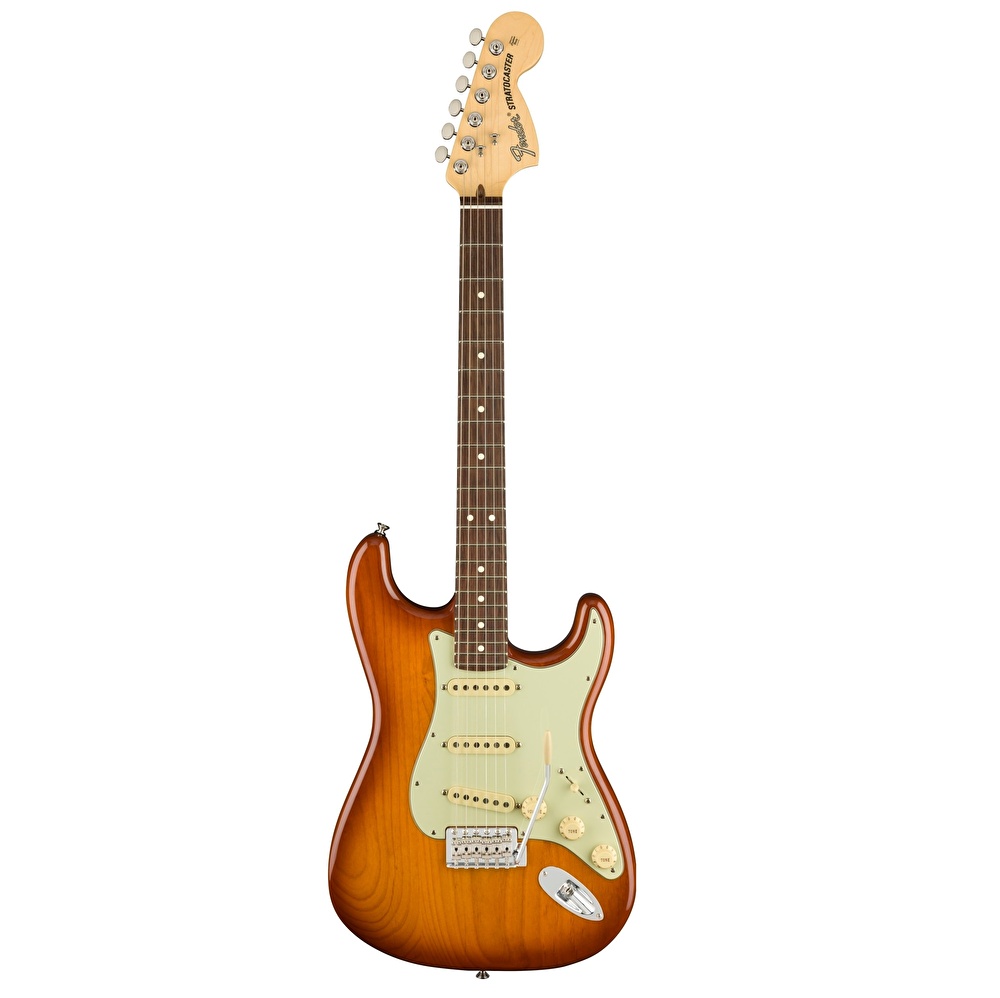 Fender American Performer Stratocaster Gülağacı Klavye Honey Burst Elektro Gitar - Görsel 4