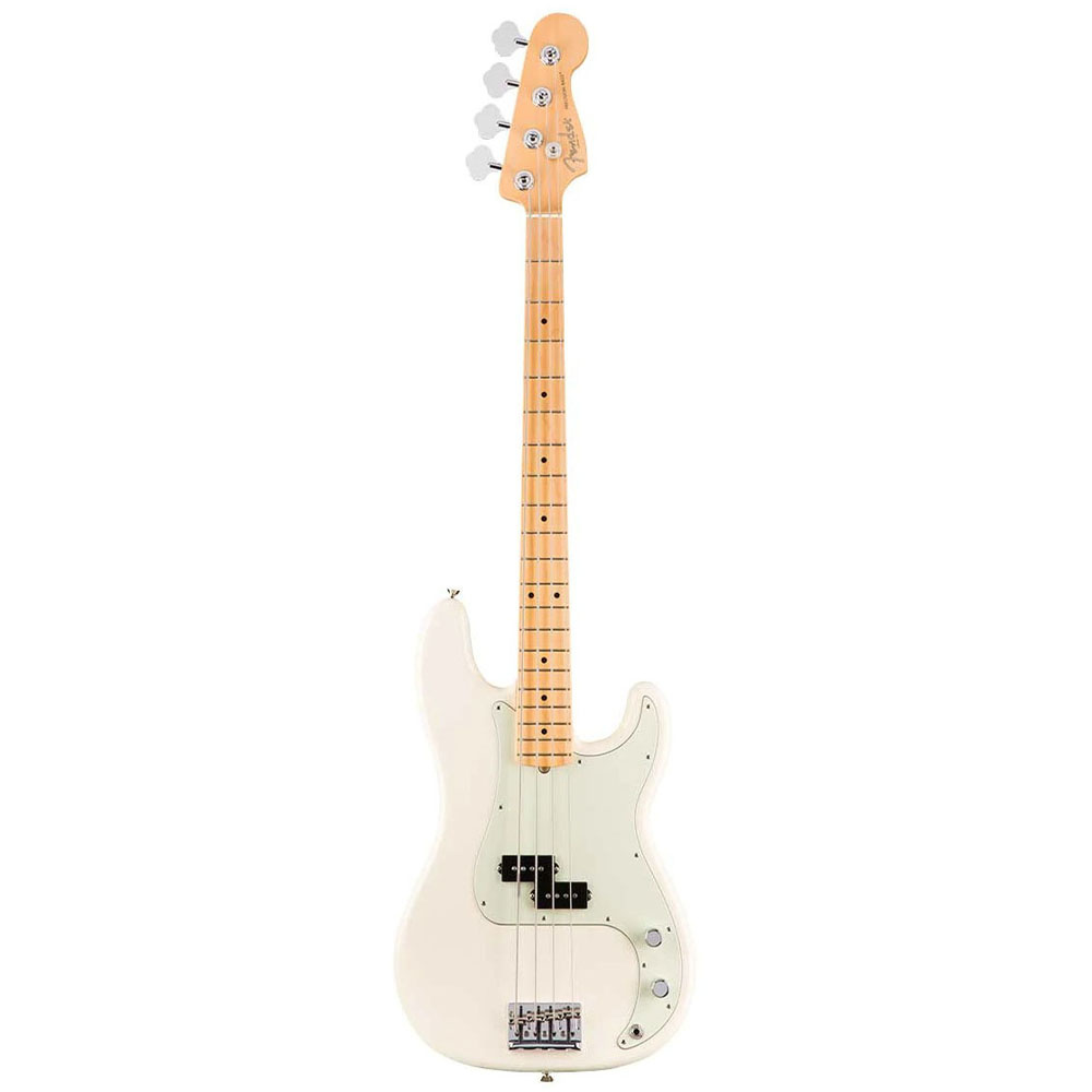 Fender American Pro Precision Bass Akçaağaç Klavye Olympic White Bas Gitar