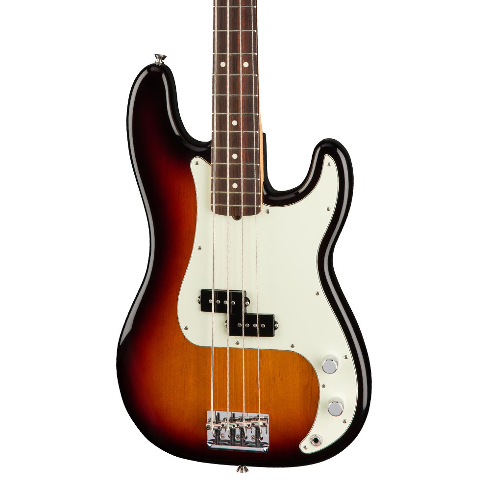 Fender American Pro Precision Bass Gülağacı Klavye 3-Color Sunburst Bas Gitar - Görsel 5