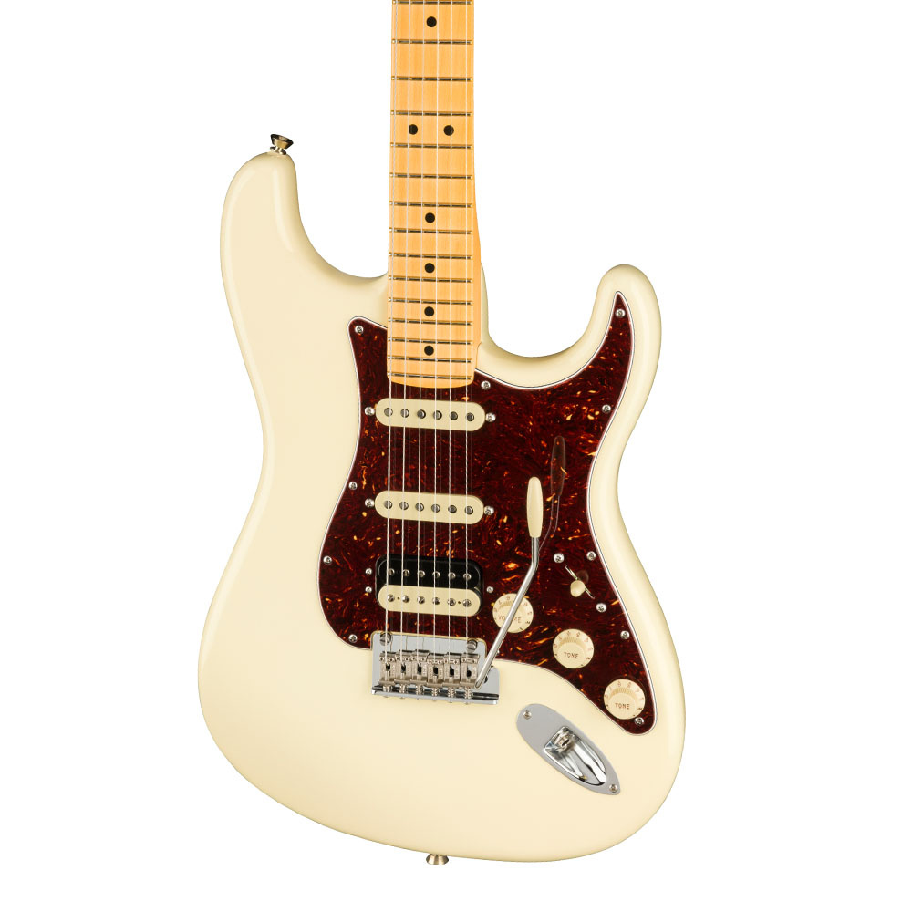 Fender American Professional II Stratocaster HSS Akçaağaç Klavye Beyaz Elektro Gitar - Görsel 4