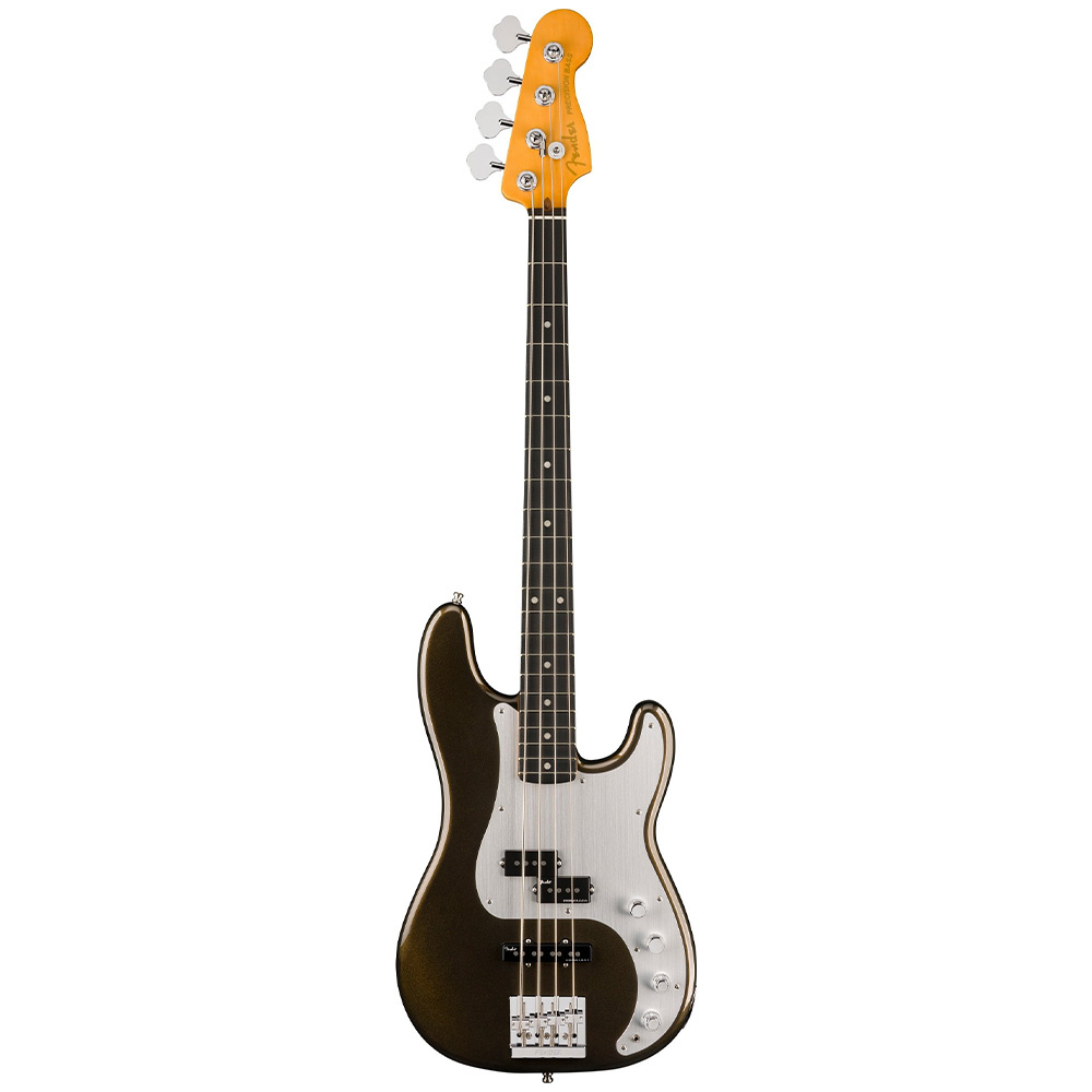 Fender American Ultra II Precision Bass Abanoz Klavye Texas Tea Bas Gitar - Görsel 5