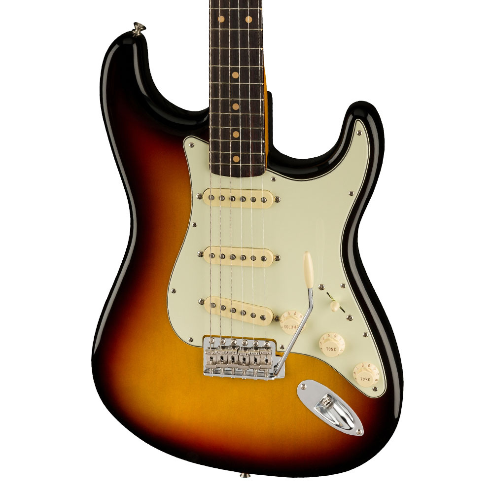 Fender American Vintage II 1961 Stratocaster Gülağacı Klavye 3-Color Sunburst Elektro Gitar - Görsel 2