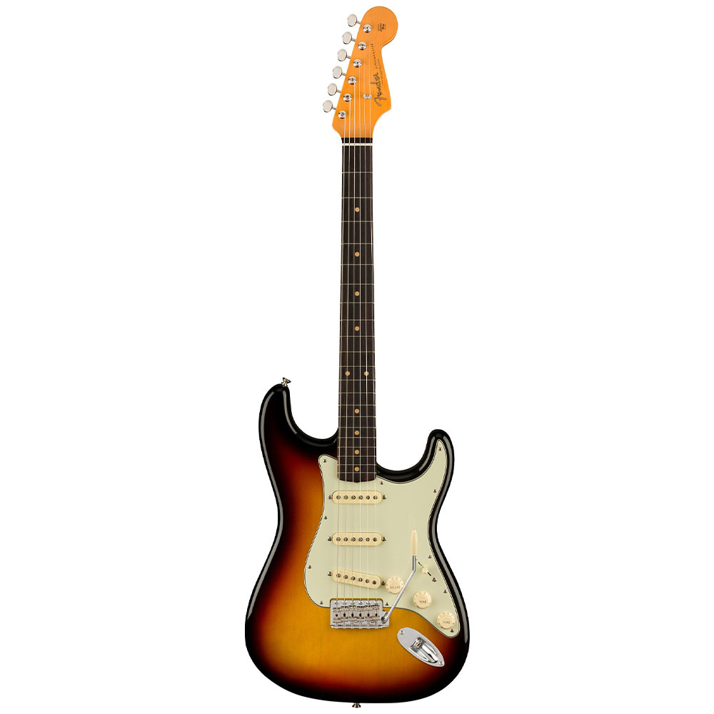 Fender American Vintage II 1961 Stratocaster Gülağacı Klavye 3-Color Sunburst Elektro Gitar - Görsel 6