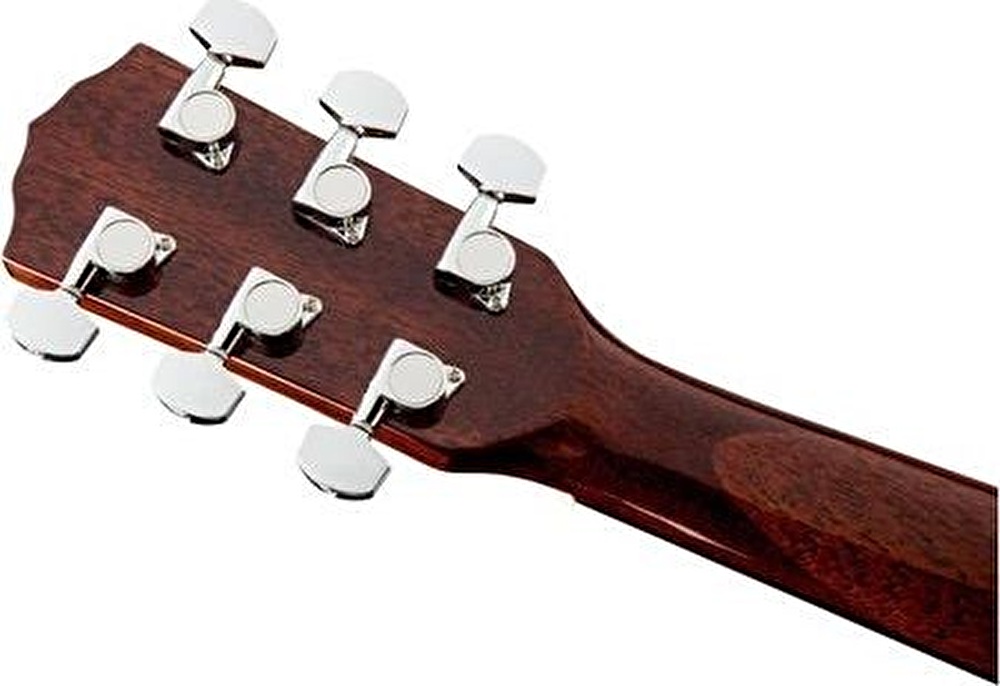 Fender CD-60S Dreadnought All Mahogany Ceviz Klavye Akustik Gitar - Görsel 5