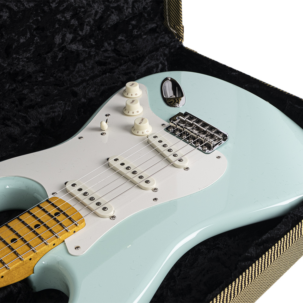 Fender Custom Shop 1957 Stratocaster NOS Surf Green Elektro Gitar - Görsel 8