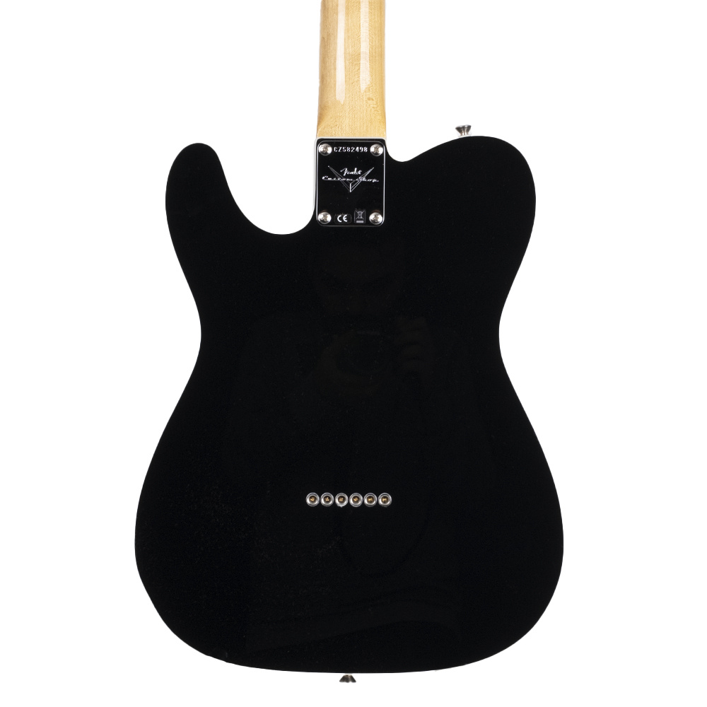 Fender Custom Shop 1960 Telecaster Custom NOS Black Elektro Gitar - Görsel 5