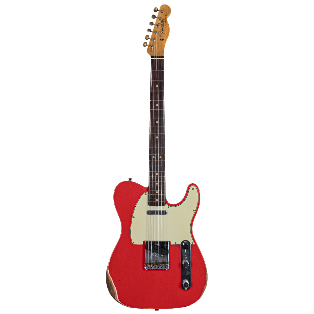 Fender Custom Shop 1963 Telecaster Relic Fiesta Red Elektro Gitar