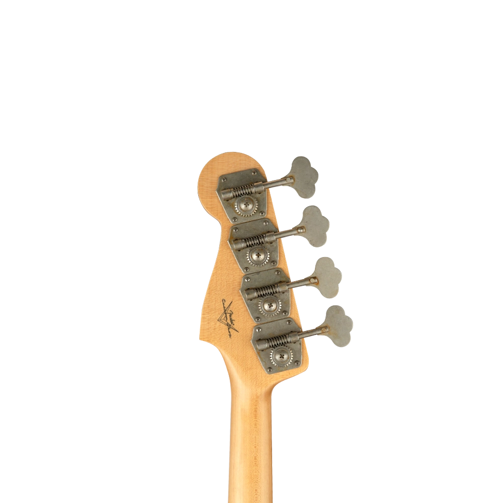 Fender Custom Shop 1968 Jazz Bass Journeyman Relic Aged Black Bas Gitar - Görsel 3