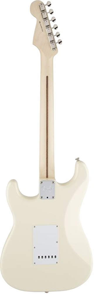 Fender Eric Clapton Stratocaster Akçaağaç Klavye Olympic White Elektro Gitar - Görsel 2