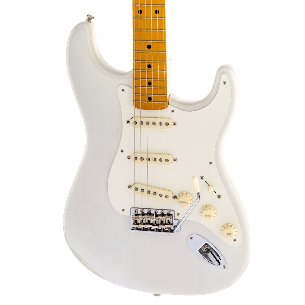 Fender Eric Johnson Stratocaster Akçaağaç Klavye White Blonde Elektro Gitar - Görsel 3