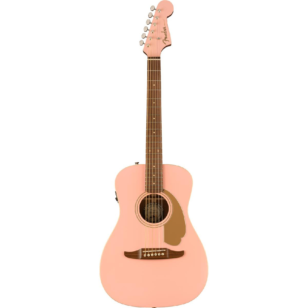 Fender FSR Malibu Player Ceviz Klavye Shell Pink Elektro Akustik Gitar - Görsel 6