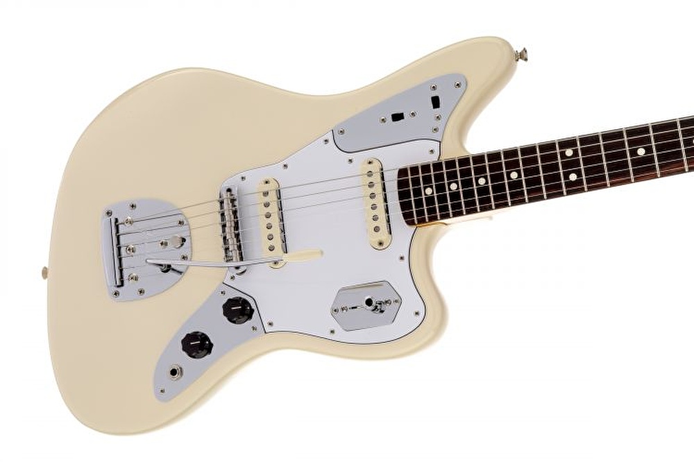 Fender Johnny Marr Jaguar Gülağacı Klavye Olympic White Elektro Gitar - Görsel 2