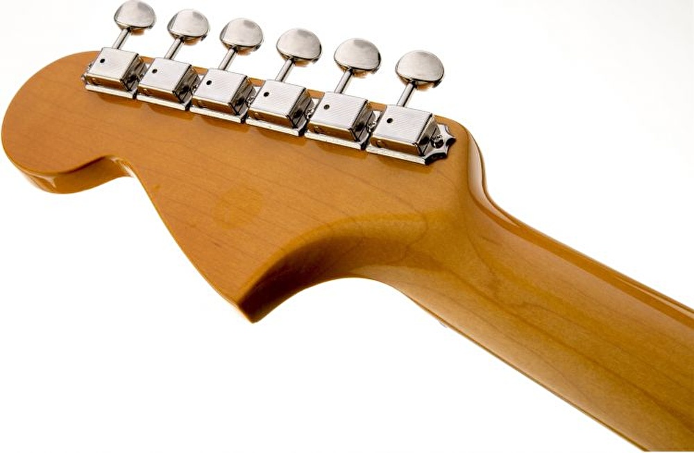 Fender Johnny Marr Jaguar Gülağacı Klavye Olympic White Elektro Gitar - Görsel 4
