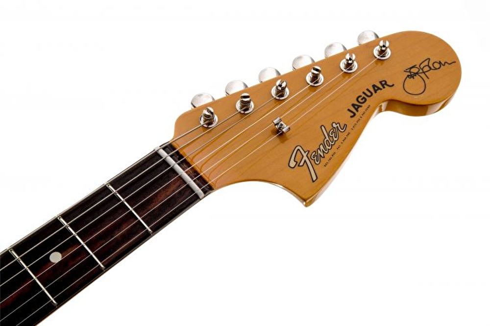 Fender Johnny Marr Jaguar Gülağacı Klavye Olympic White Elektro Gitar