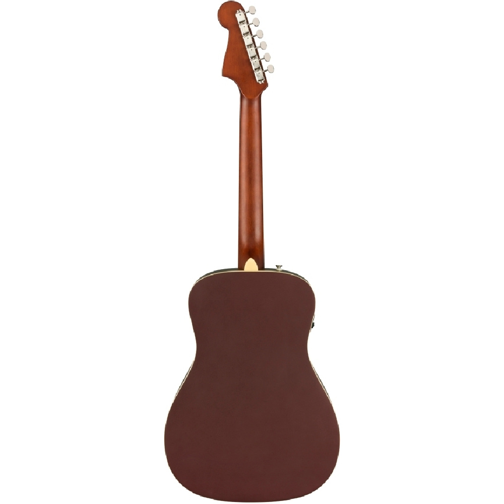 Fender Malibu Player Burgundy Satin Elektro Akustik Gitar - Görsel 5