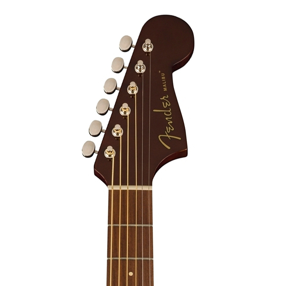 Fender Malibu Player Ceviz Klavye GPG Natural Elektro Akustik Gitar - Görsel 5