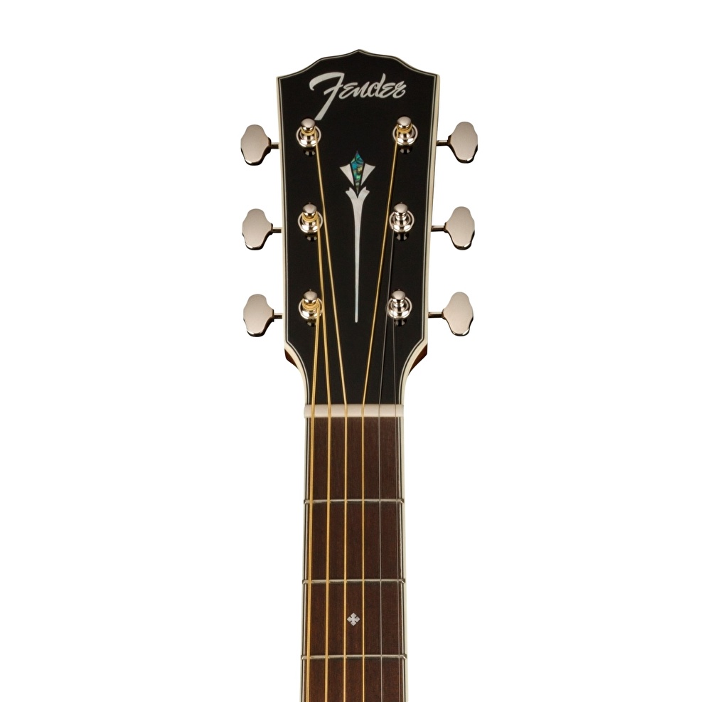 Fender PO-220E Paramount Orchestra Ovangkol Klavye Natural Elektro Akustik Gitar