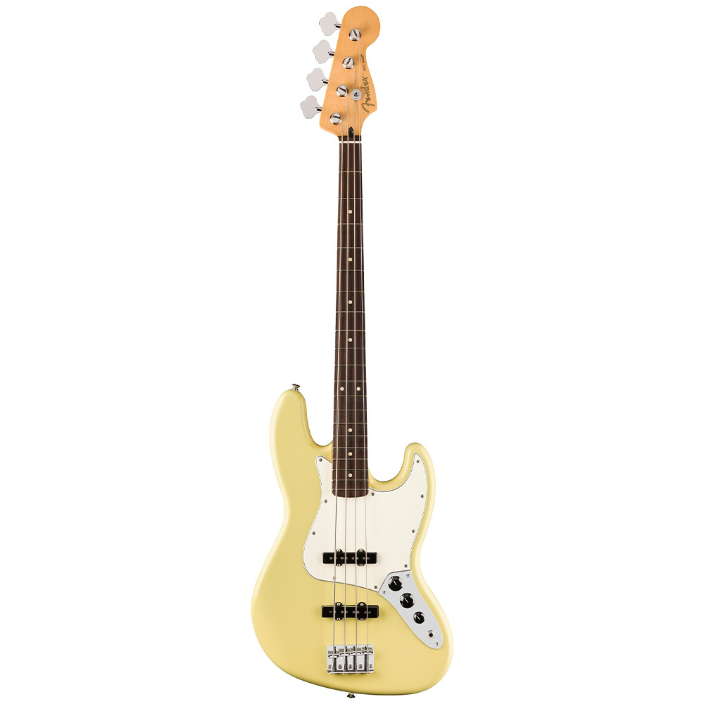 Fender Player II Jazz Bass Gülağacı Klavye Hialeah Yellow Bas Gitar - Görsel 2