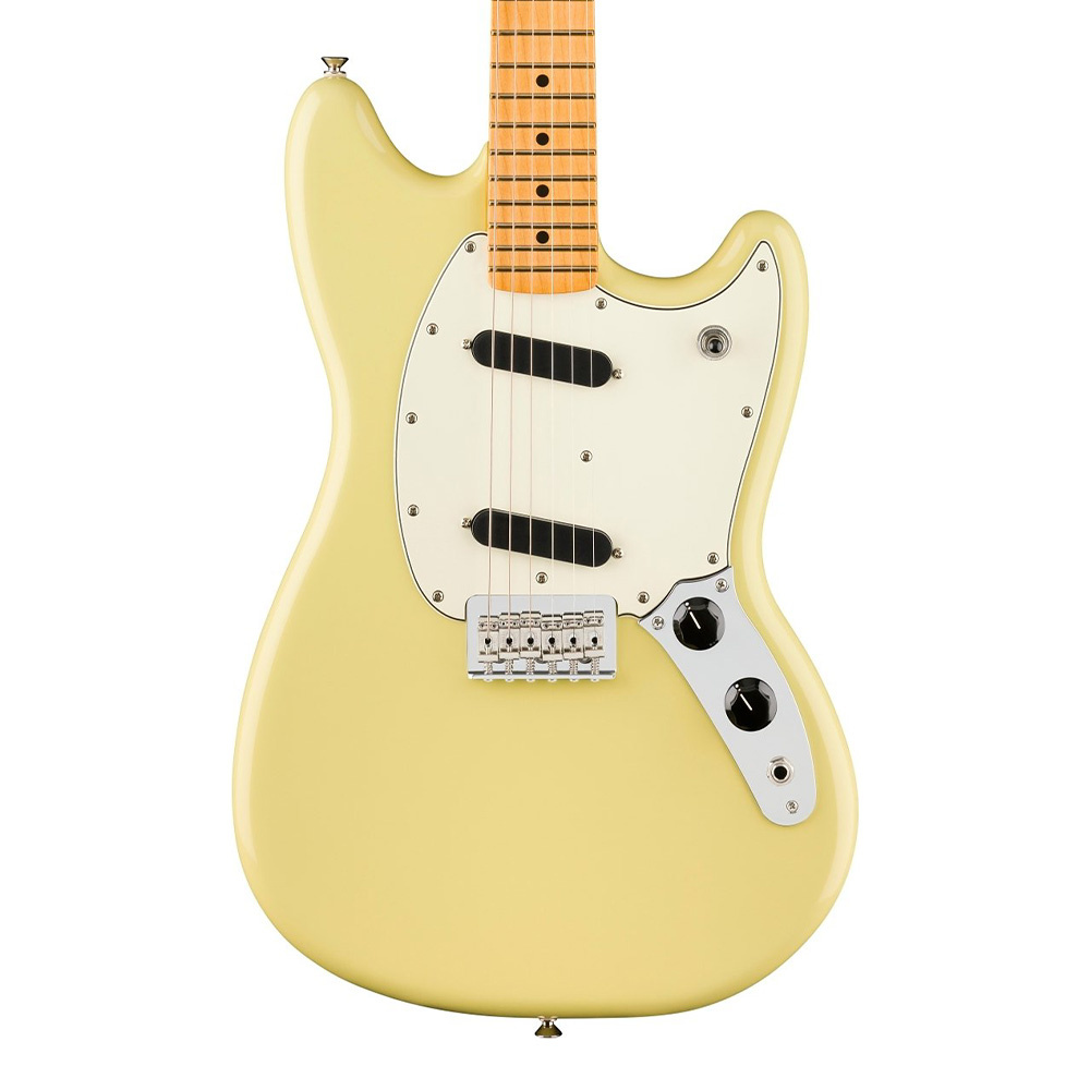 Fender Player II Mustang Akçaağaç Klavye Hialeah Yellow Elektro Gitar - Görsel 3