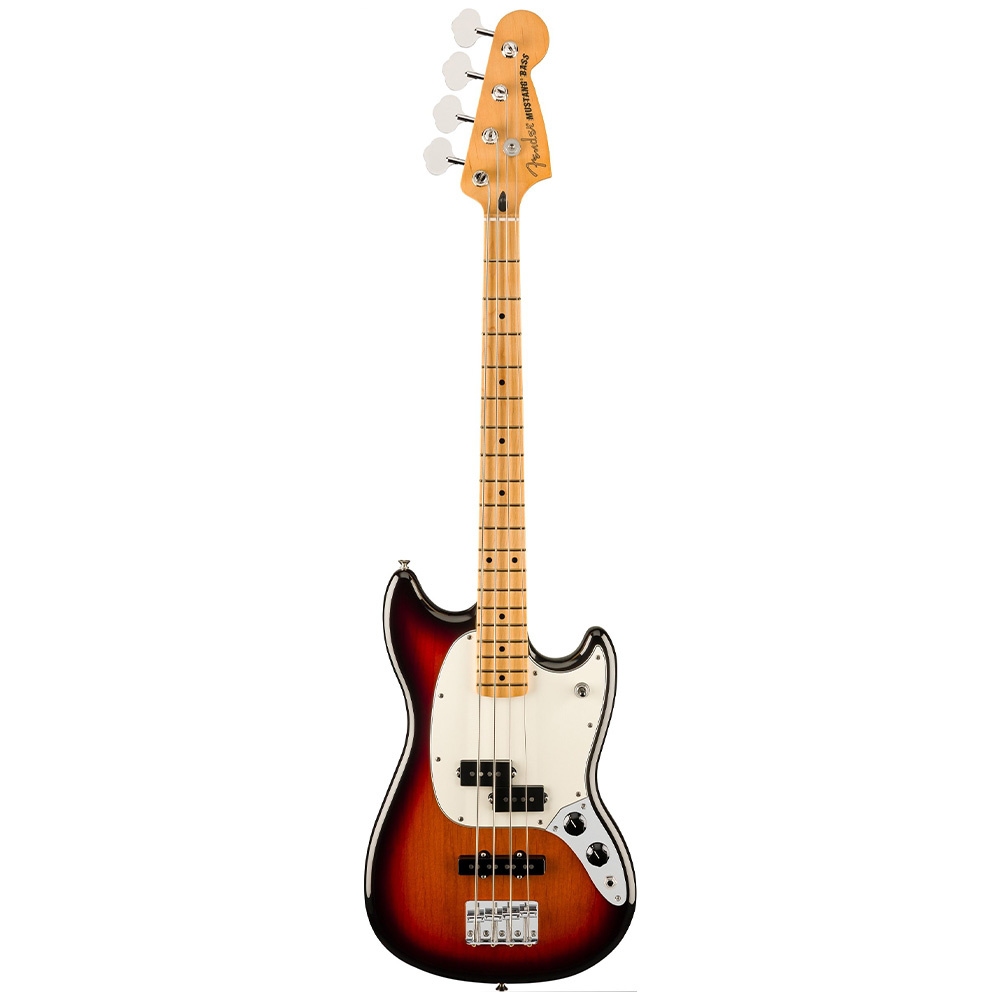 Fender Player II Mustang Bass PJ Akçaağaç Klavye 3 Ton Sunburst Bas Gitar - Görsel 4