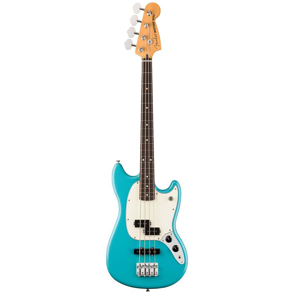 Fender Player II Mustang Bass PJ Gülağacı Klavye Aquatone Blue Bas Gitar - Görsel 4