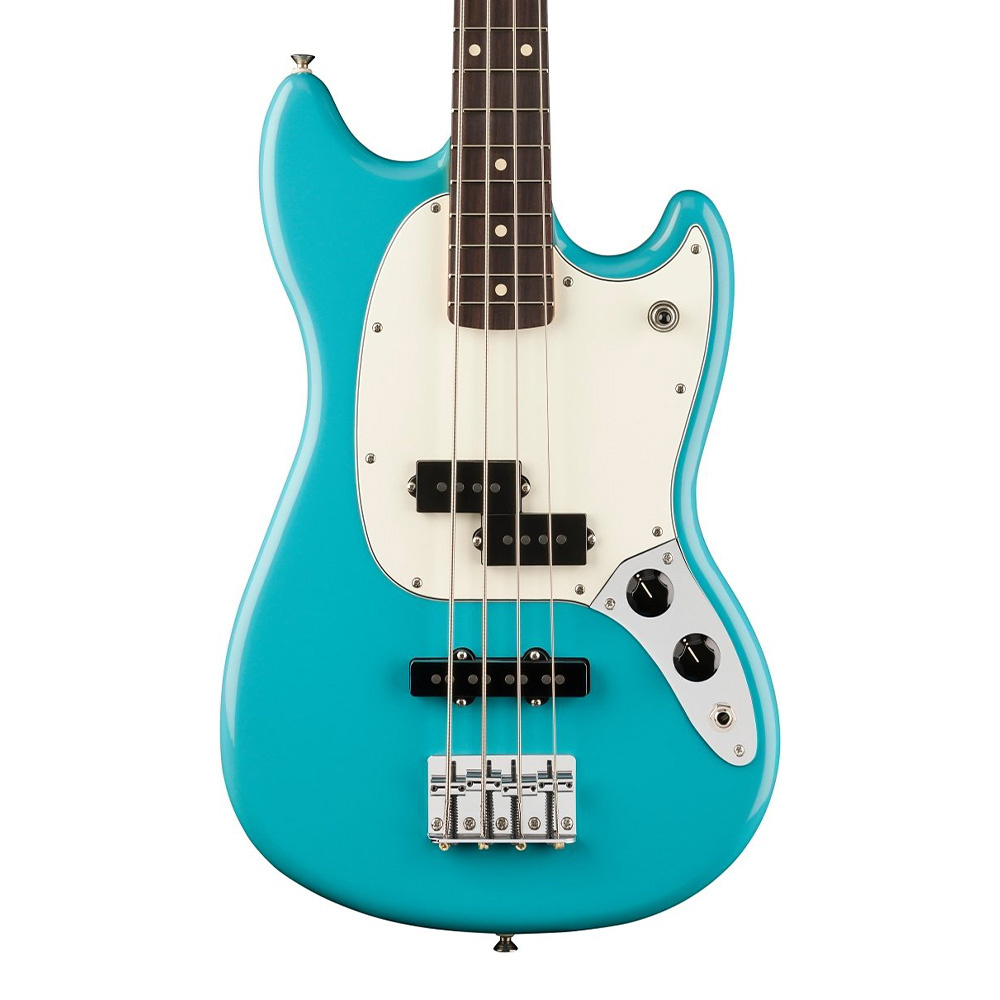 Fender Player II Mustang Bass PJ Gülağacı Klavye Aquatone Blue Bas Gitar - Görsel 5