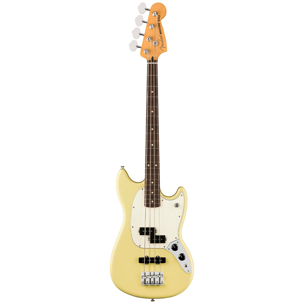 Fender Player II Mustang Bass PJ Gülağacı Klavye Hialeah Yellow Bas Gitar - Görsel 2
