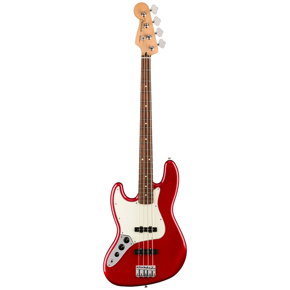 Fender Player Jazz Bass Solaked Pau Ferro Candy Apple Red Bas Gitar - Görsel 2