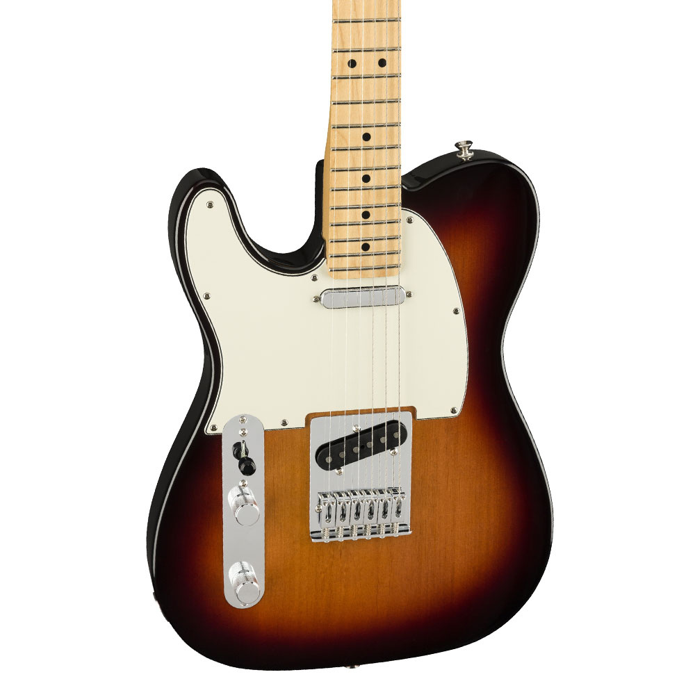 Fender Player Telecaster Akçaağaç Klavye 3 Tone Sunburst Solak Elektro Gitar - Görsel 2