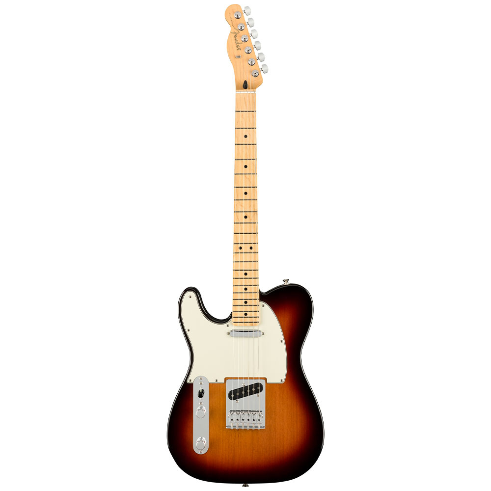 Fender Player Telecaster Akçaağaç Klavye 3 Tone Sunburst Solak Elektro Gitar - Görsel 4